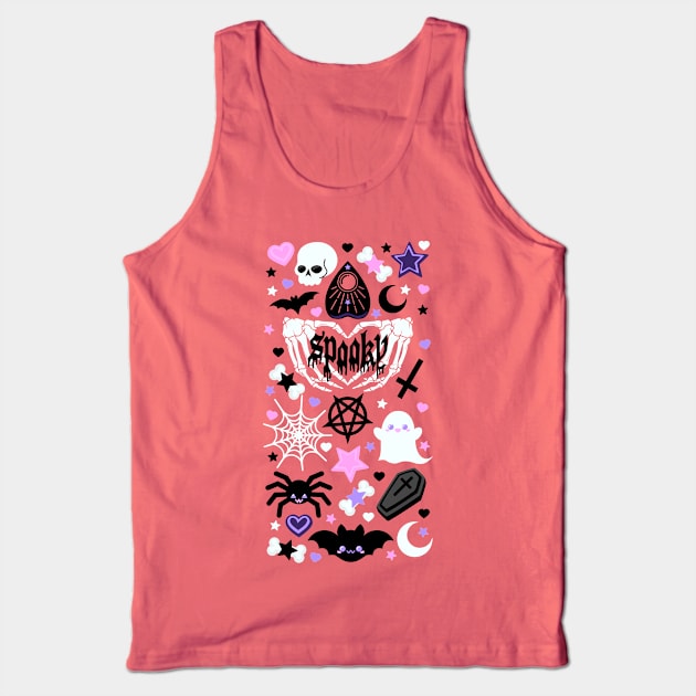 Spooky Cute Tank Top by RavenWake